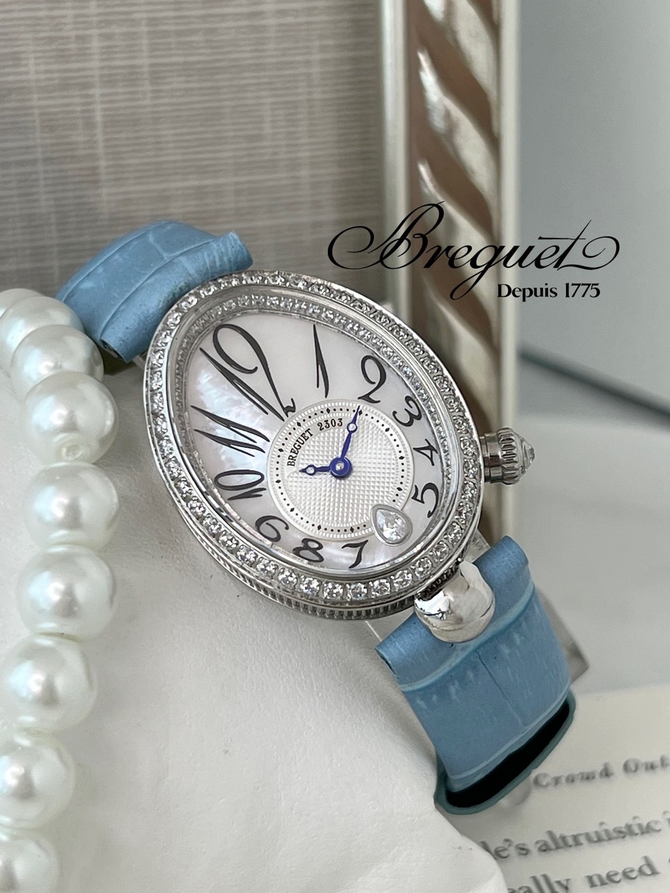 브레게(BREGUET)레인드 네이플 화이트골드 (국내배송)