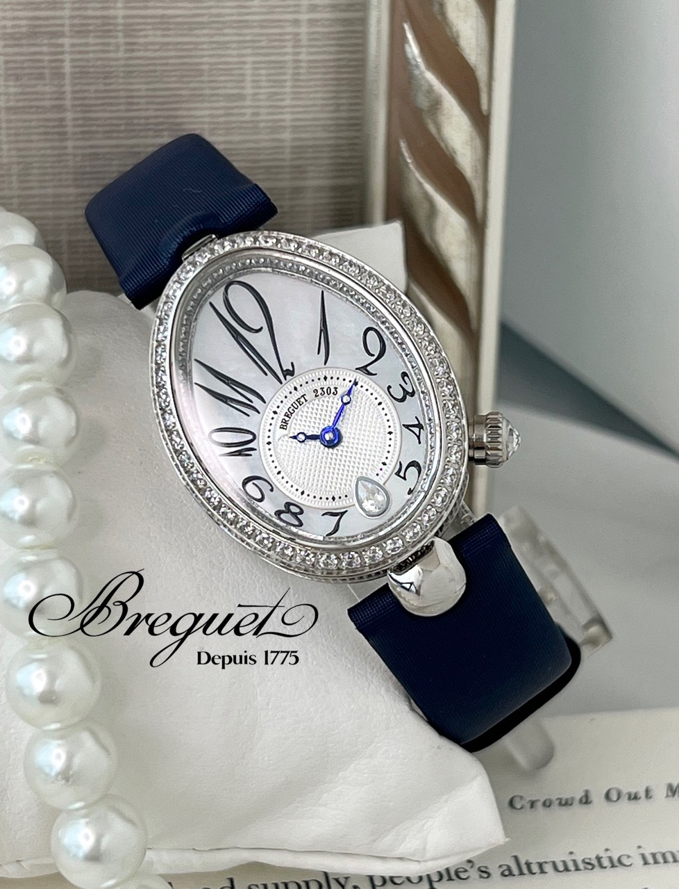 브레게(BREGUET)레인드 네이플 화이트골드 (국내배송)