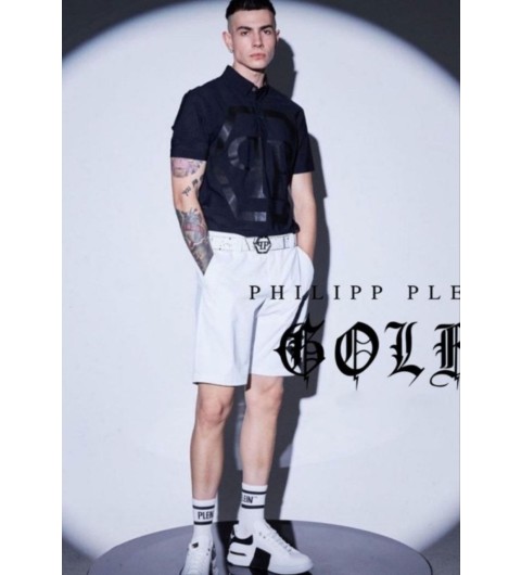 [PHILLIPP PLEIN] 필립플레인 빅로고 반팔 카라티셔츠(국내배송)