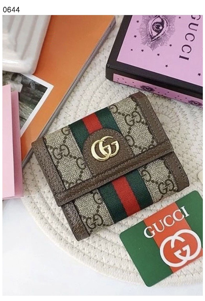 구찌 [Gucci] 수입고급 구찌 오피디아 GG프렌치 플랩지갑(국내배송)