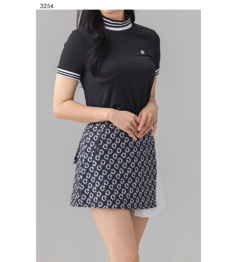 지포어 [GFORE] 수입고급 MOCK NECK SHORT SLEEVE T-SHIRT(WOMEN)(국내배송)