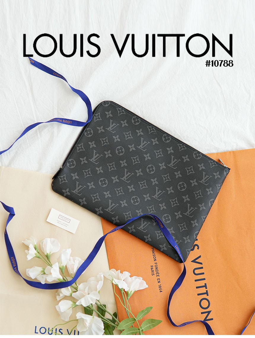 [Louis Vuitton] 루이비통 모노그램 클러치 블랙(국내배송)