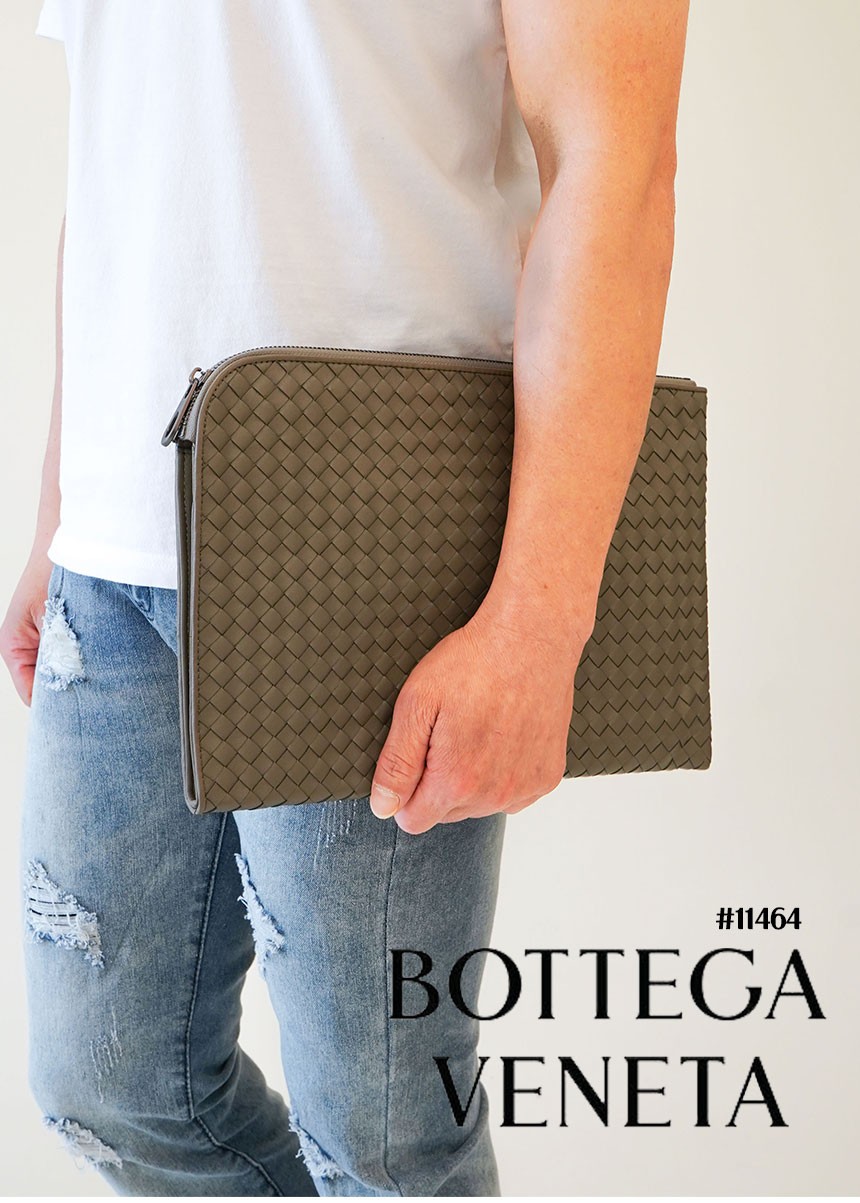 [Bottega Veneta] 보테가베네타 카프스킨 도큐 클래식 클러치백 (국내배송)