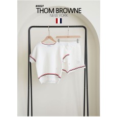 [THOM BROWNE] 톰브라운 골지스트라이프 반팔& 4부셋 (국내배송)