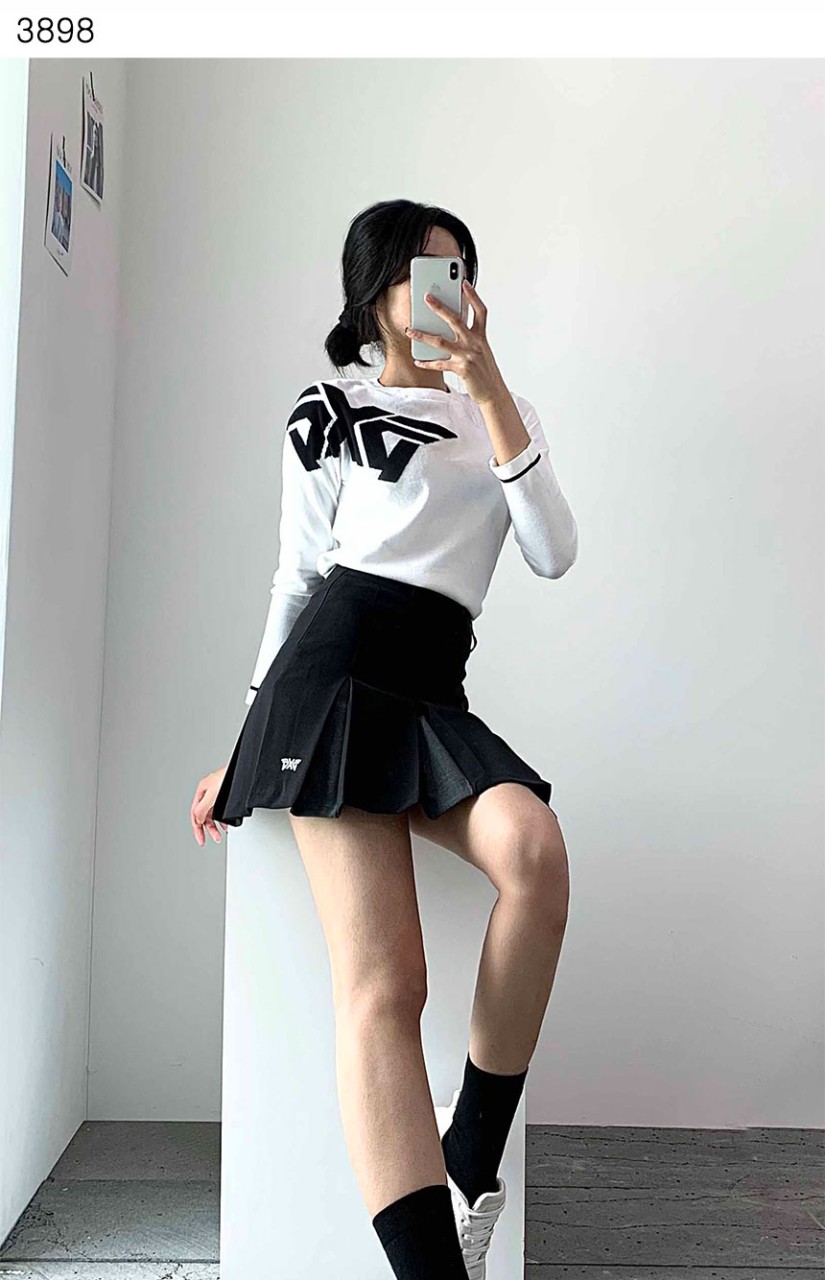 [PXG] 수입고급 WOMEN ALL OVER PLEATED SKIRT(국내배송)