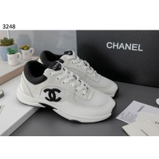 샤넬 [Chanel] 수입고급 샤넬 스니커즈 메쉬 스웨이드 카프스킨 & 화이트 블랙 (국내배송)