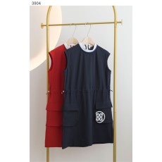 지포어 [GFORE] 수입고급 SEERSUCKER LOGO ONE POINT DRESS(국내배송)