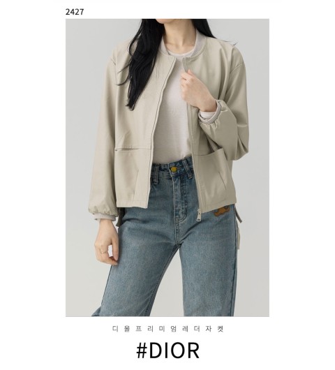 디올 [Dior] 수입프리미엄급 디올 여성 램 레더 자켓 (국내배송)