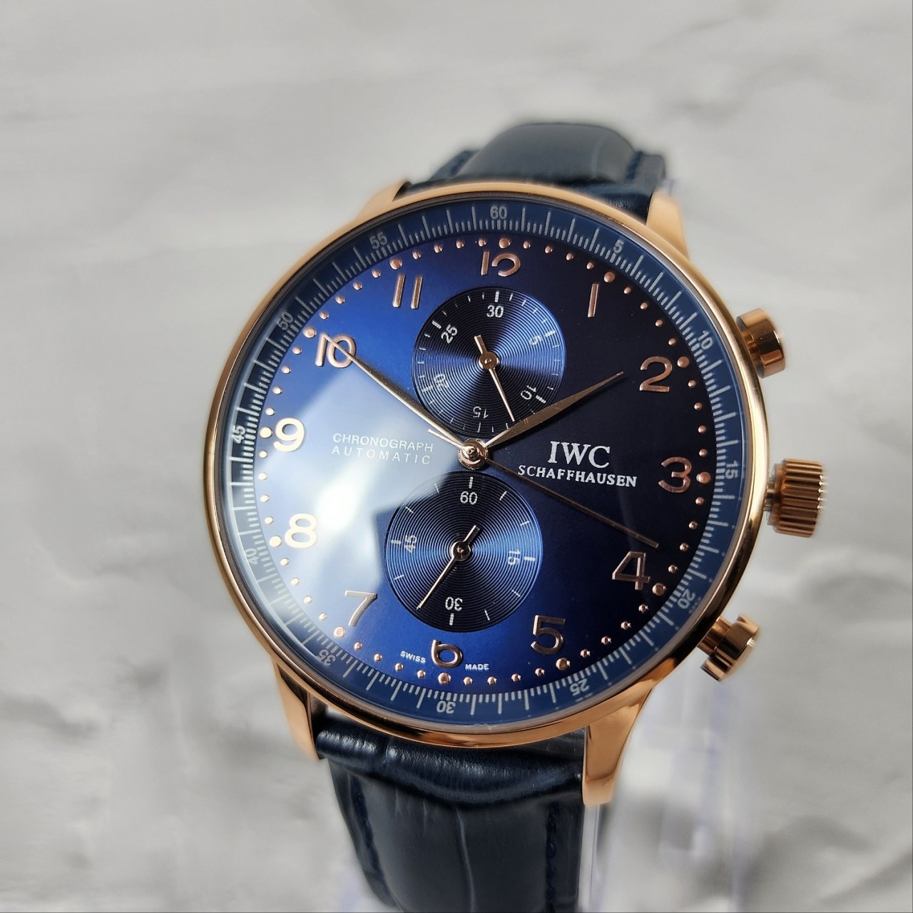 IWC Portugieser Boutique Edition Watch Blue Dial (국내배송)