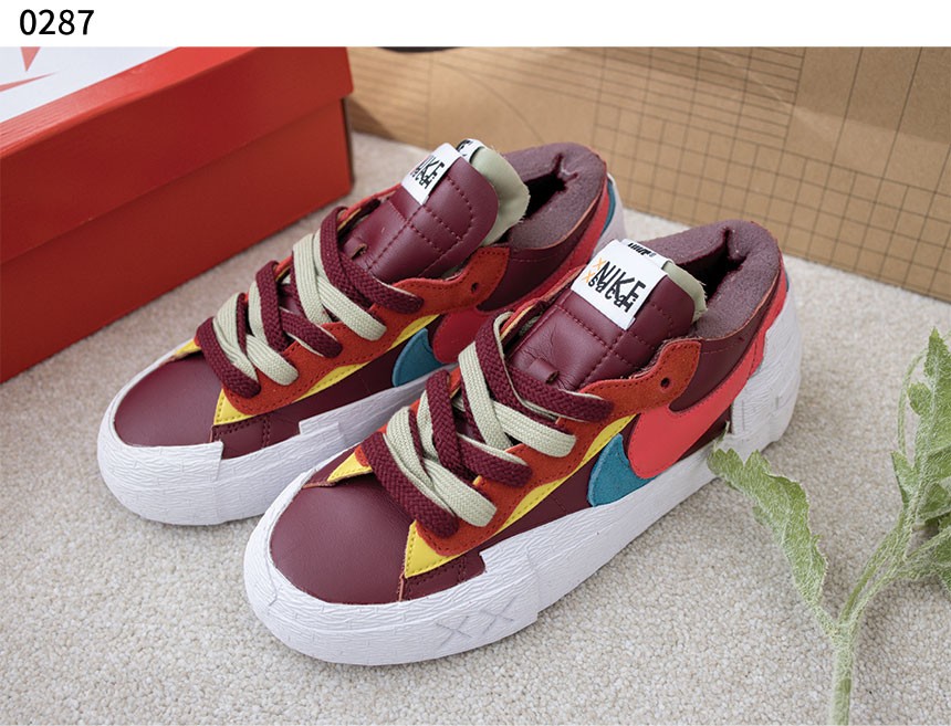 나이키 [NIKE] KAWS X SACAI X NIKE BLAZER LOW TEAM RED  (국내배송)