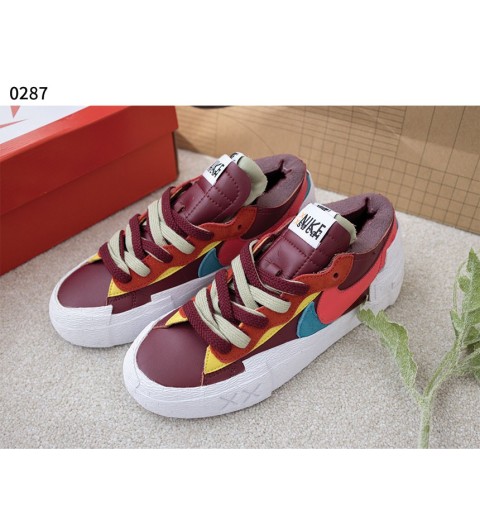 나이키 [NIKE] KAWS X SACAI X NIKE BLAZER LOW TEAM RED  (국내배송)