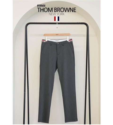 [THOM BROWNE] 톰브라운 클래식 사이드 밴딩 슬렉스 팬츠 (국내배송)