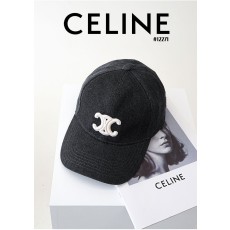 [CELINE] 셀린느 남여공용 트리오페 로고 데님 볼캡 (국내배송)