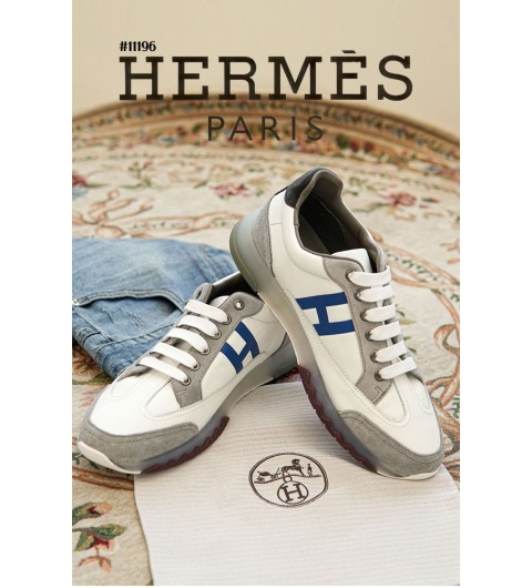 [HERMES] 에르메스 트레일 카프스킨 블랙탭 스니커즈 (국내배송)