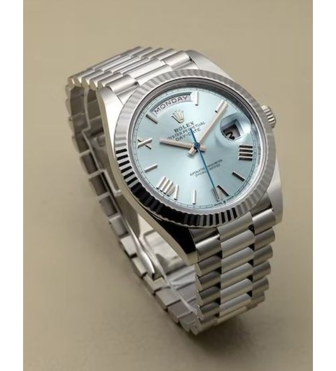 로렉스 OYSTER PERPETUAL DAY-DATE40 아이스블루 (국내배송)