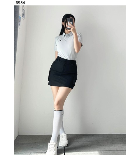 지포어 수입고급 H-LINE POCKET SKIRT 신상입고(국내배송)