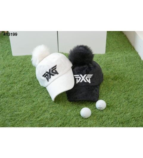 PXG 여성 폭스퍼 벨벳  볼캡 국내배송