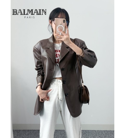 발망 레더 블레이져 국내배송