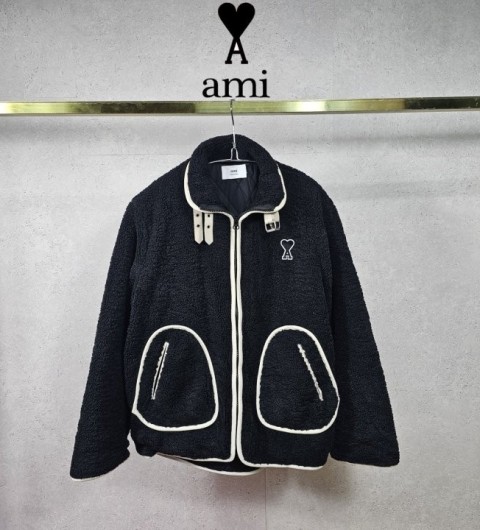 아미A 양털 벨크로 무스탕 국내배송