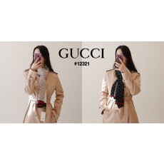 구찌 남여공용 캐시미어 GG로고 삼선 머플러 국내배송